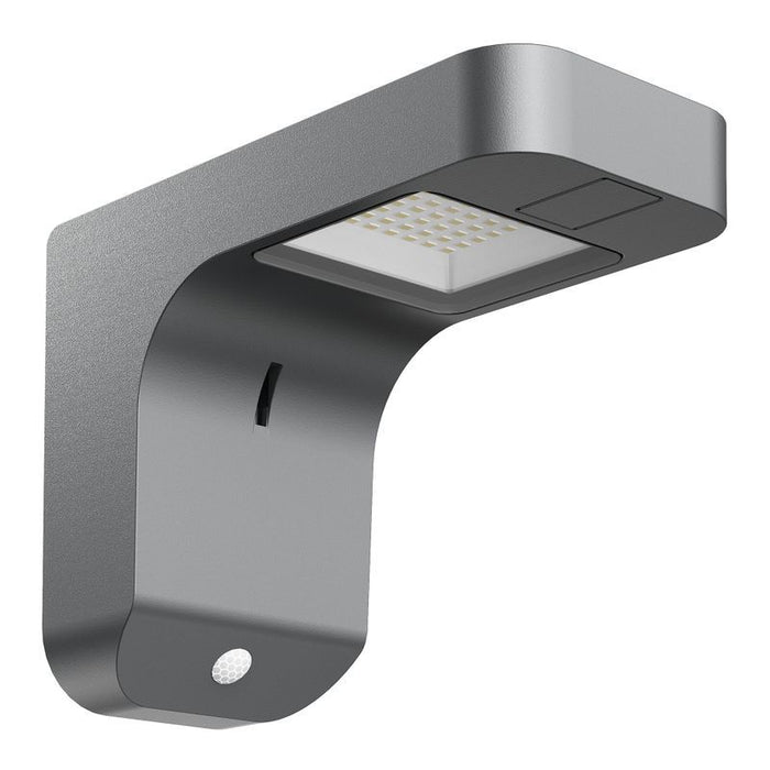 Westgate Manufacturing EdgeRay Solar Luminaire 4000K 385Lm Graphite Motion Sensor Programmable Remote Included (SOLW-BSP-MS-40K)