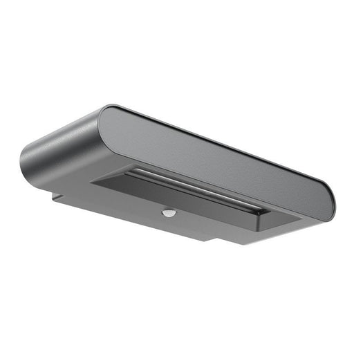 Westgate Manufacturing LedgeRay Solar Luminaire 4000K 345Lm Graphite Motion Sensor Programmable Remote Included (SOLW-FSP-MS-40K)