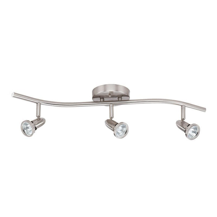 Westgate Manufacturing 3-Light Track Pack 26 Inch 3000K 80 CRI 120-277V Includes [3] 6.5W LED GU10 Brushed Nickel (TRPK-3L-GU10-30K-BN)