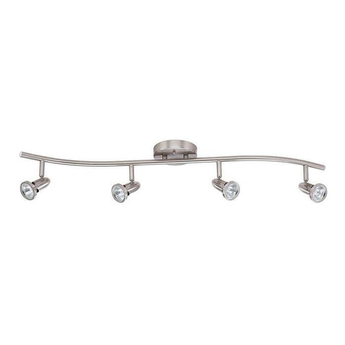Westgate Manufacturing 4-Light Track Pack 34 Inch 3000K 80 CRI 120-277V Includes [4] 6.5W LED GU10 Brushed Nickel (TRPK-4L-GU10-30K-BN)