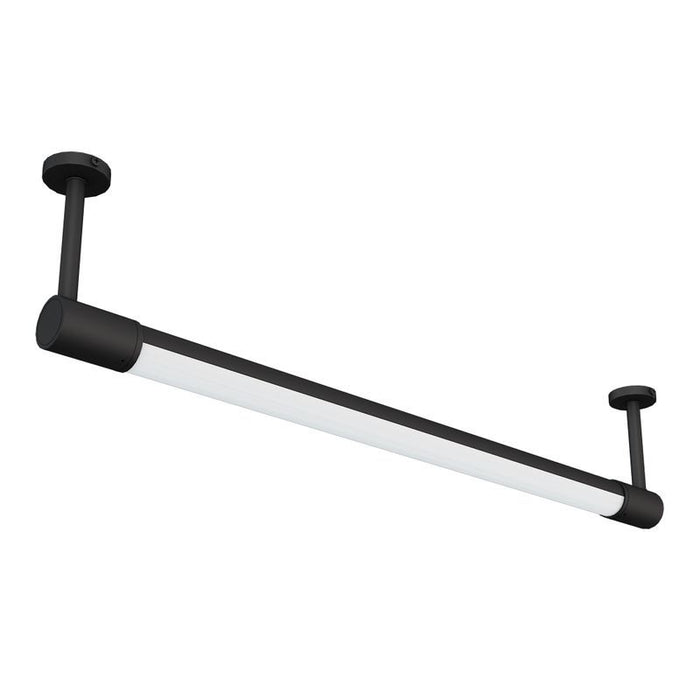 Westgate Manufacturing 3 Foot Tubular Rotatable LED Sign Light 20W CCT Selectable 2700K/3000K/3500K/4000K/5000K 80 Degree Beam With Mount Canopy 0-10V Black (TSR-IP66-80D-3FT-MCT5-D-BK)