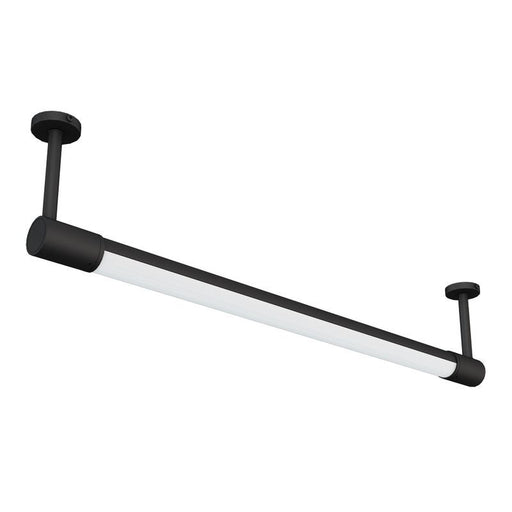 Westgate Manufacturing 4 Foot Tubular Rotatable LED Sign Light 30W CCT Selectable 2700K/3000K/3500K/4000K/5000K 133 Degree Beam With Mount Canopy 0-10V Black (TSR-IP66-133D-4FT-MCT5-D-BK)