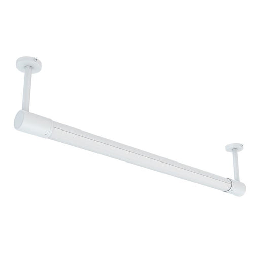 Westgate Manufacturing 2 Foot Tubular Rotatable LED Sign Light 15W CCT Selectable 2700K/3000K/3500K/4000K/5000K 133 Degree Beam With Mount Canopy 0-10V White (TSR-IP66-133D-2FT-MCT5-D-WH)