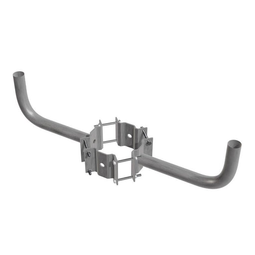 Westgate Manufacturing 7-10 Inch Diameter Wood Pole Wraparound Bracket Double Bullhorn For Use With Slipfitter (WPB-WA-DB-710)