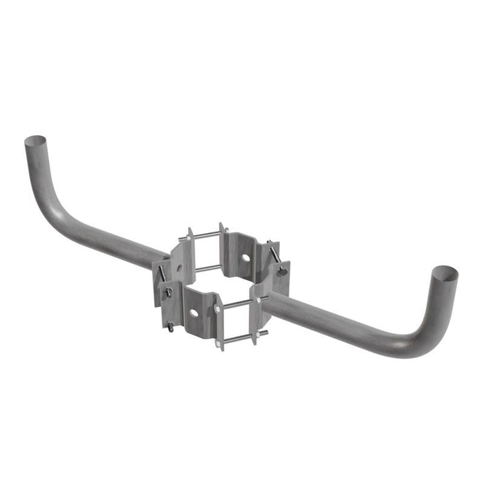 Westgate Manufacturing 7-10 Inch Diameter Wood Pole Wraparound Bracket Double Bullhorn For Use With Slipfitter (WPB-WA-DB-710)