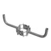 Westgate Manufacturing 7-10 Inch Diameter Wood Pole Wraparound Bracket Double Bullhorn For Use With Slipfitter (WPB-WA-DB-710)