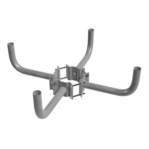 Westgate Manufacturing 7-10 Inch Diameter Wood Pole Wraparound Bracket Quad Bullhorn For Use With Slipfitter (WPB-WA-QB-710)