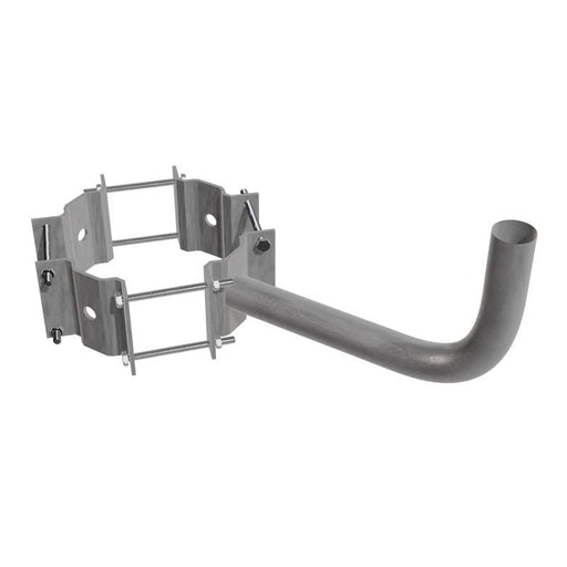 Westgate Manufacturing 10-13 Inch Diameter Wood Pole Wraparound Bracket Single Bullhorn For Use With Slipfitter (WPB-WA-SB-1013)