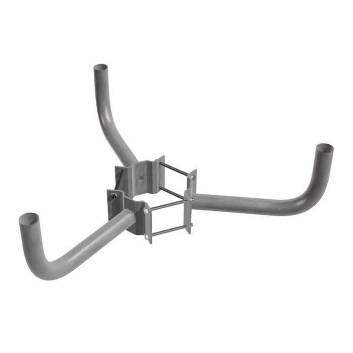 Westgate Manufacturing 10-13 Inch Diameter Wood Pole Wraparound Bracket Triple Bullhorn For Use With Slipfitter (WPB-WA-TB-1013)
