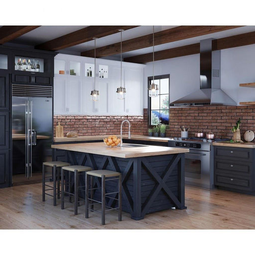 Progress Lighting Beckner Collection 1-Light Urban Industrial Pendant Brushed Nickel Finish Clear Glass (P500471-009)