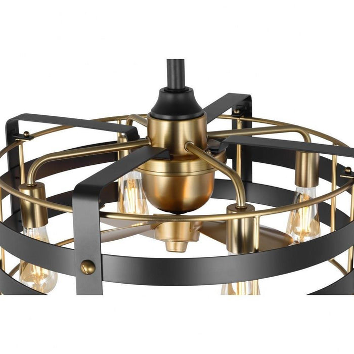 Progress Lighting Sewell Collection 24 Inch 3-Blade Ceiling Fan Matte Black Finish (P250120-31M-WB)