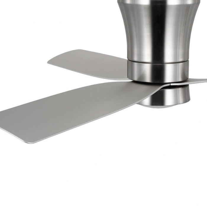 Progress Lighting Brant Collection 52 Inch 3-Blade Ceiling Fan Brushed Nickel Finish White Opal Glass (P250121-009-30)