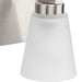 Progress Lighting Tanner Collection 1-Light Bath /Vanity Light Brushed Nickel Finish Etched Glass (P300499-009)