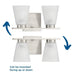 Progress Lighting Tanner Collection 2-Light Bath /Vanity Light Brushed Nickel Finish Etched Glass (P300500-009)