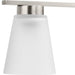 Progress Lighting Tanner Collection 3-Light Bath /Vanity Light Brushed Nickel Finish Etched Glass (P300501-009)