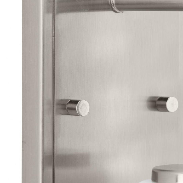 Progress Lighting Spenser Collection 1-Light Bath /Vanity Light Brushed Nickel Finish Opal Glass (P300503-009)