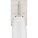 Progress Lighting Spenser Collection 1-Light Bath /Vanity Light Brushed Nickel Finish Opal Glass (P300503-009)