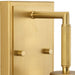 Progress Lighting Spenser Collection 1-Light Bath /Vanity Light Brushed Gold Finish Opal Glass (P300503-191)