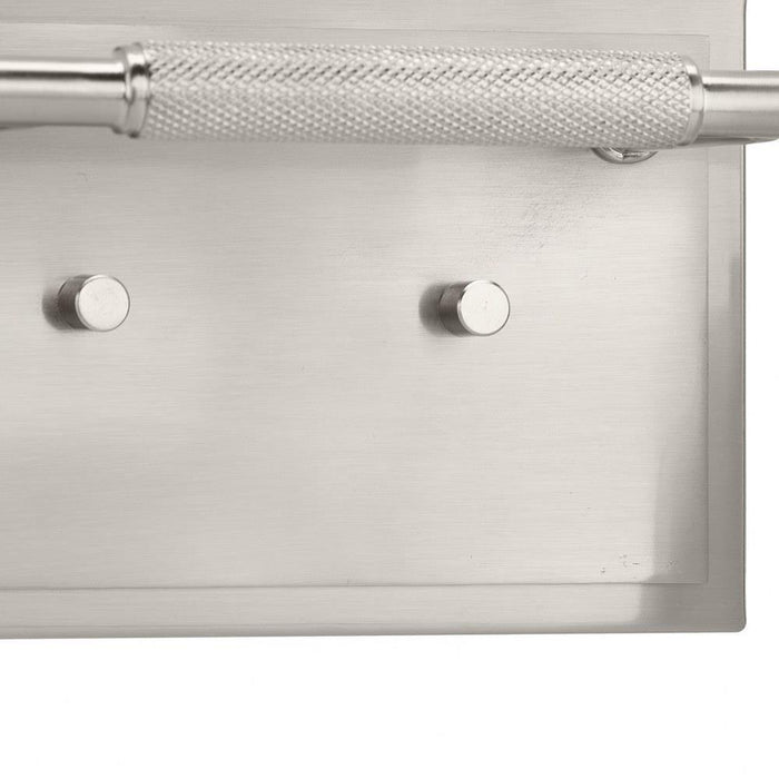 Progress Lighting Spenser Collection 2-Light Bath /Vanity Light Brushed Nickel Finish Opal Glass (P300504-009)