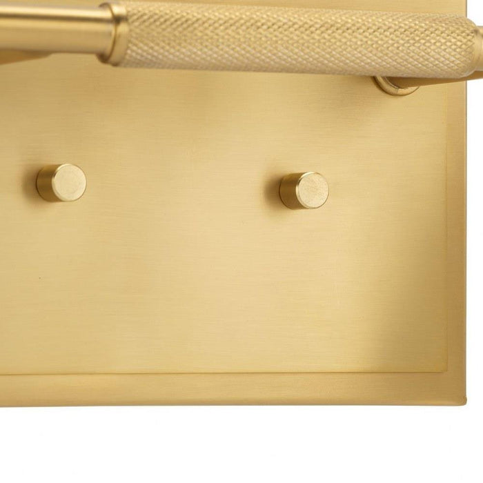 Progress Lighting Spenser Collection 2-Light Bath /Vanity Light Brushed Gold Finish Opal Glass (P300504-191)