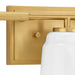 Progress Lighting Spenser Collection 3-Light Bath /Vanity Light Brushed Gold Finish Opal Glass (P300505-191)