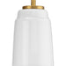 Progress Lighting Spenser Collection 3-Light Bath /Vanity Light Brushed Gold Finish Opal Glass (P300505-191)