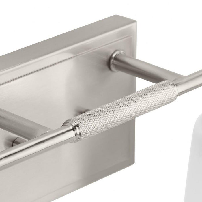 Progress Lighting Spenser Collection 4-Light Bath /Vanity Light Brushed Nickel Finish Opal Glass (P300506-009)