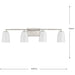 Progress Lighting Spenser Collection 4-Light Bath /Vanity Light Brushed Nickel Finish Opal Glass (P300506-009)