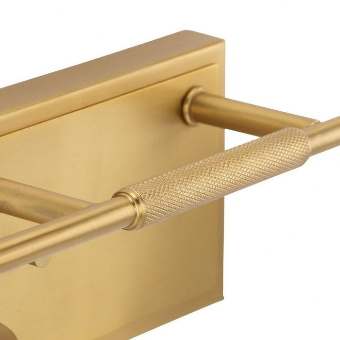 Progress Lighting Spenser Collection 4-Light Bath /Vanity Light Brushed Gold Finish Opal Glass (P300506-191)