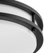 Progress Lighting Abide Collection 11 Inch Round LED Flush Mount Fixture CCT Selectable 2700K/3000K/3500K/4000K/5000K Matte Black (P350274-31M-CS)