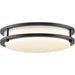 Progress Lighting Abide Collection 11 Inch Round LED Flush Mount Fixture CCT Selectable 2700K/3000K/3500K/4000K/5000K Matte Black (P350274-31M-CS)