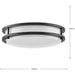 Progress Lighting Abide Collection 11 Inch Round LED Flush Mount Fixture CCT Selectable 2700K/3000K/3500K/4000K/5000K Matte Black (P350274-31M-CS)
