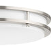Progress Lighting Abide Collection 14 Inch Round LED Flush Mount Fixture CCT Selectable 2700K/3000K/3500K/4000K/5000K Brushed Nickel (P350275-009-CS)