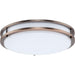 Progress Lighting Abide Collection 14 Inch Round LED Flush Mount Fixture CCT Selectable 2700K/3000K/3500K/4000K/5000K Urban Bronze (P350275-174-CS)