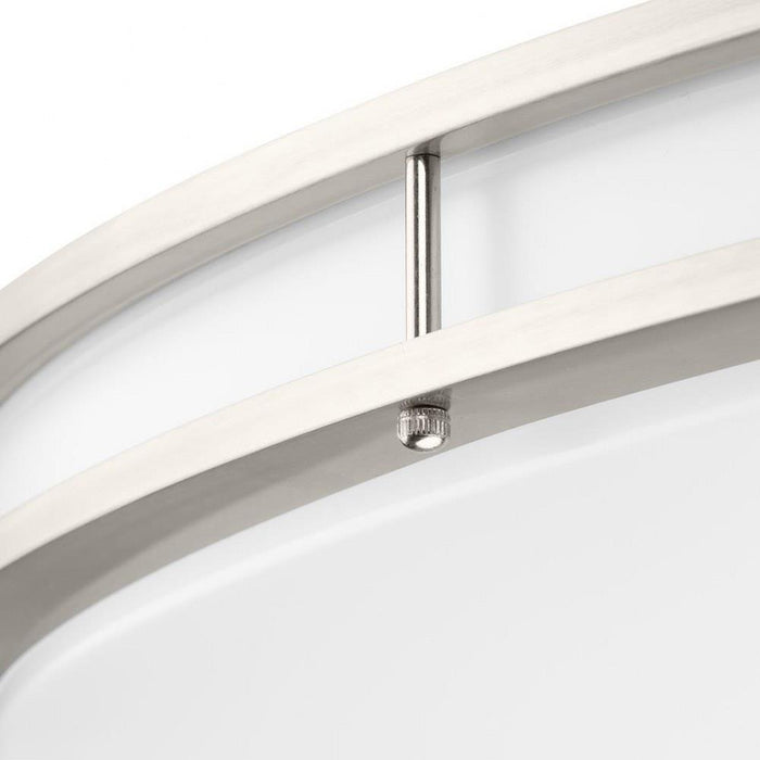 Progress Lighting Abide Collection 31 Inch Round LED Flush Mount Fixture CCT Selectable 2700K/3000K/3500K/4000K/5000K Brushed Nickel (P350277-009-CS)