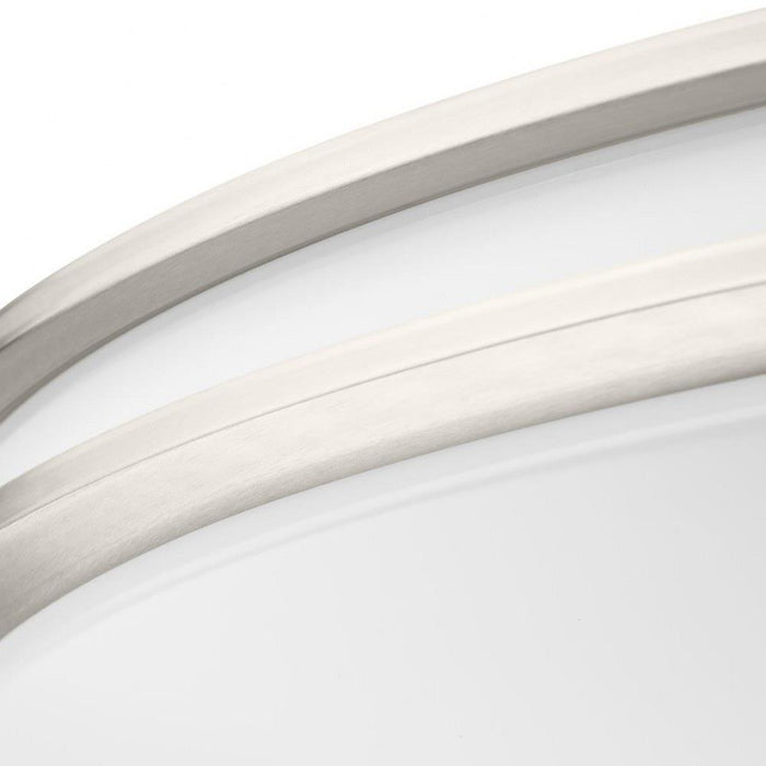 Progress Lighting Abide Collection 31 Inch Round LED Flush Mount Fixture CCT Selectable 2700K/3000K/3500K/4000K/5000K Brushed Nickel (P350277-009-CS)