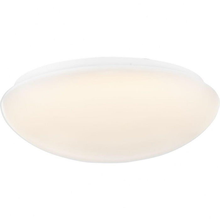 Progress Lighting Cloud Collection 11 Inch Puff LED Flush Mount Fixture CCT Selectable 2700K/3000K/3500K/4000K/5000K White Finish (P350278-030-CS)