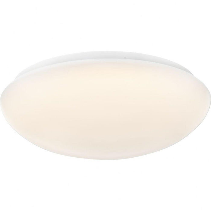 Progress Lighting Cloud Collection 11 Inch Puff LED Flush Mount Fixture CCT Selectable 2700K/3000K/3500K/4000K/5000K White Finish (P350278-030-CS)
