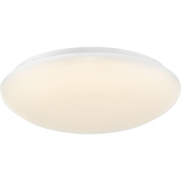 Progress Lighting Cloud Collection 14 Inch Puff LED Flush Mount Fixture CCT Selectable 2700K/3000K/3500K/4000K/5000K White Finish (P350279-030-CS)