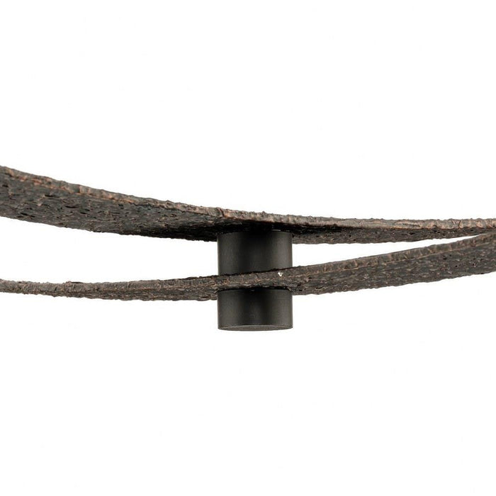 Progress Lighting Allegheny Collection 4-Light Semi-Flush Mount Fixture Matte Black Finish (P350280-31M)