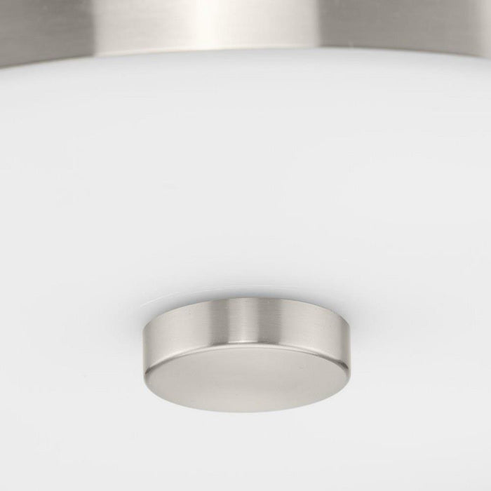 Progress Lighting Gilliam Collection 3-Light Flush Mount Fixture Brushed Nickel Finish (P350281-009)