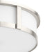 Progress Lighting Gilliam Collection 3-Light Flush Mount Fixture Brushed Nickel Finish (P350281-009)