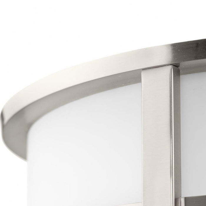 Progress Lighting Gilliam Collection 3-Light Flush Mount Fixture Brushed Nickel Finish (P350281-009)