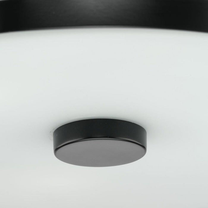 Progress Lighting Gilliam Collection 3-Light Flush Mount Fixture Matte Black Finish (P350281-31M)