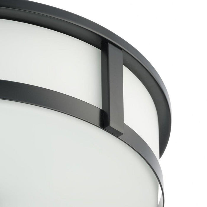 Progress Lighting Gilliam Collection 3-Light Flush Mount Fixture Matte Black Finish (P350281-31M)