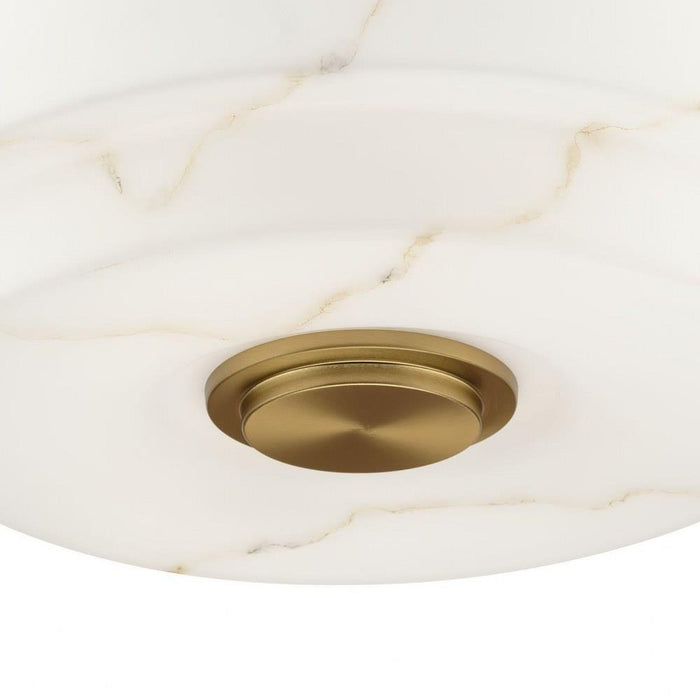 Progress Lighting Tosca Collection 3-Light Semi-Flush Mount Fixture Brushed Bronze Finish (P350284-109)