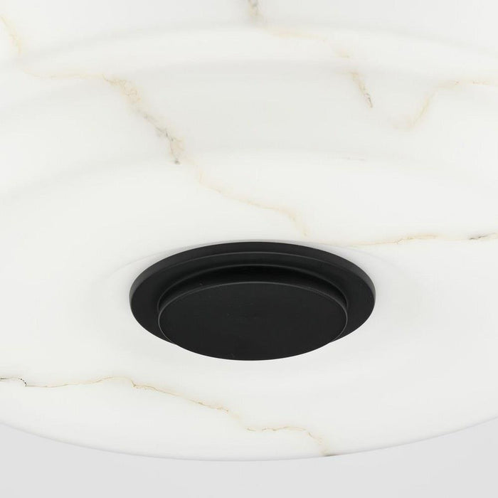Progress Lighting Tosca Collection 3-Light Semi-Flush Mount Fixture Matte Black Finish (P350284-31M)