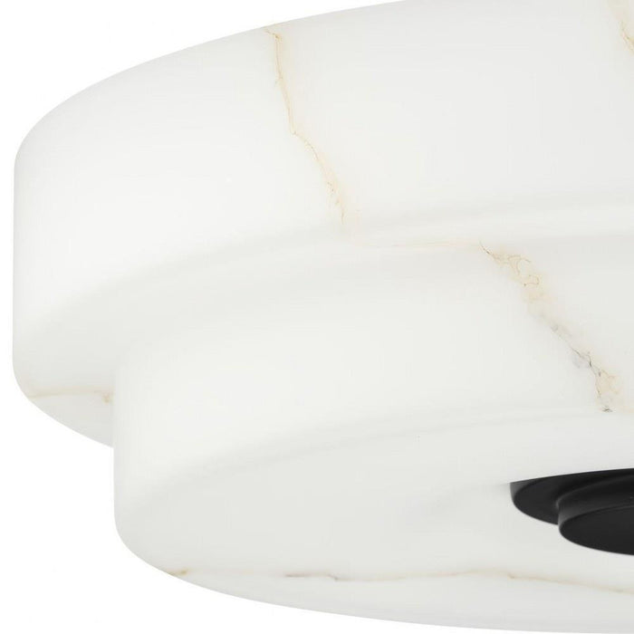 Progress Lighting Tosca Collection 3-Light Semi-Flush Mount Fixture Matte Black Finish (P350284-31M)