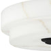 Progress Lighting Tosca Collection 3-Light Semi-Flush Mount Fixture Matte Black Finish (P350284-31M)