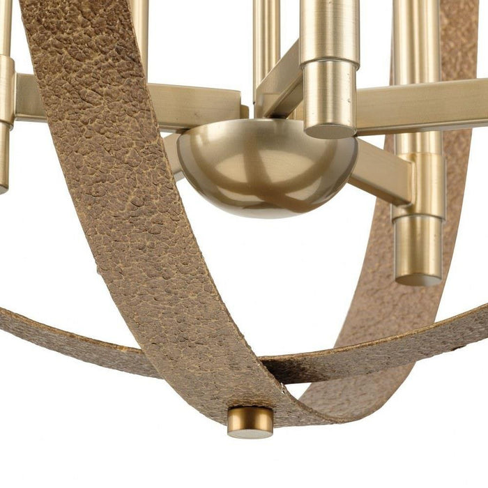 Progress Lighting Allegheny Collection 5-Light Chandelier Soft Gold Finish (P400391-205)